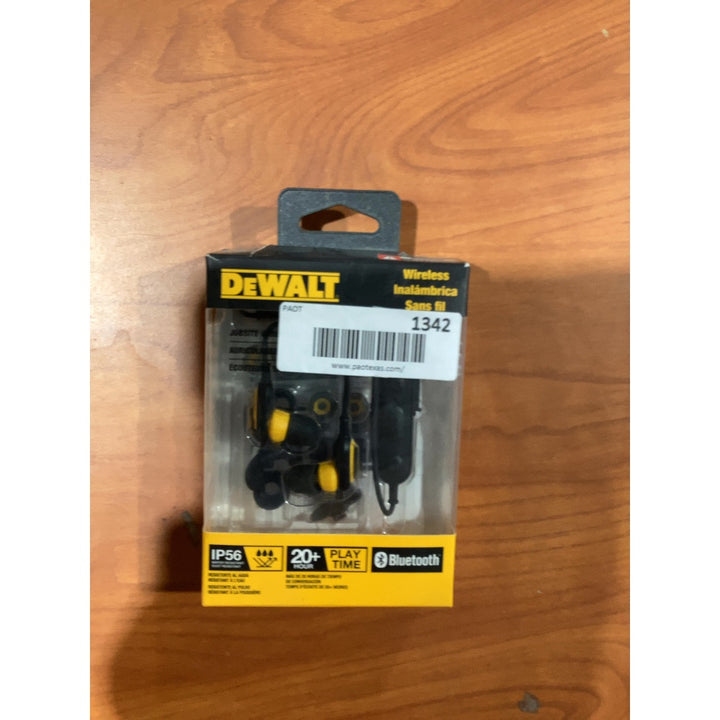 Lot # 1342 DEWALT Heavy Duty Neckband Bluetooth Earbuds $43