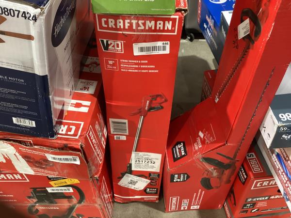 Lot # 446 Craftsman Cordless String Trimmer 20 V 10-in $90