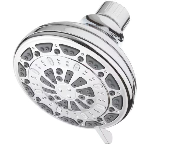 Lot # 477 Round Fixed Shower Head $17.98