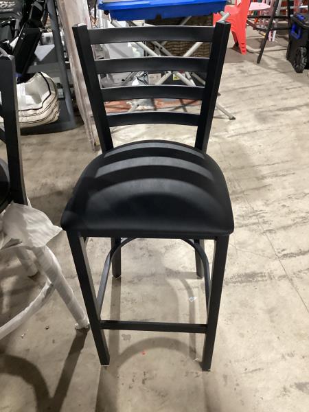 Lot # 2168 Mahogany Ladder Back Restaurant Chair $75
