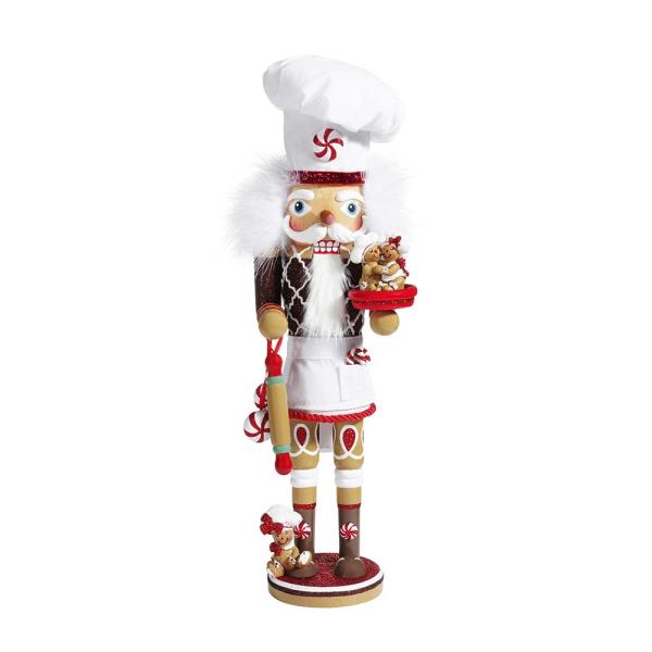 Lot # 1482 Kurt Adler 15.5-Inch Hollywood™ Gingerbread Chef Nutcracker