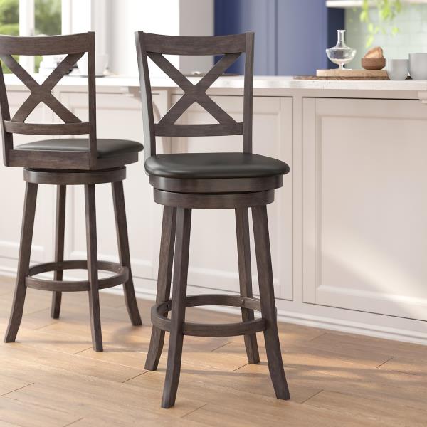 Lot # 1644 Commercial Classic Crossback Barstool $150