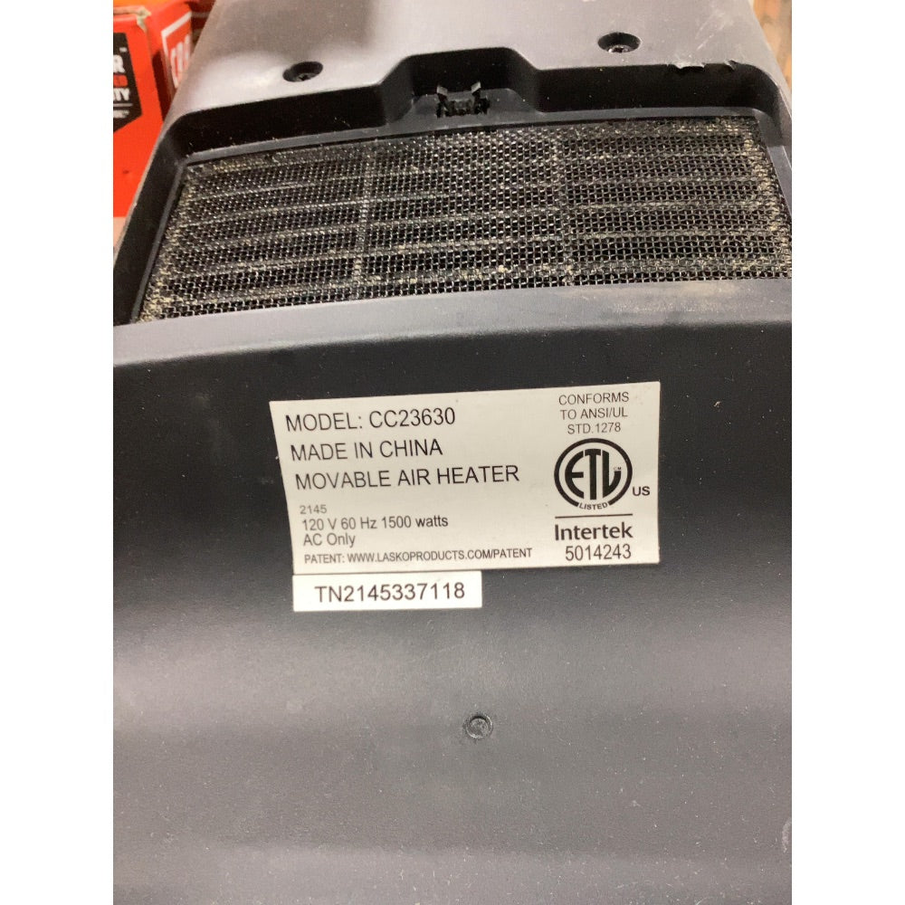 Lot # 229 Lasko CC23630 Movable Air Heater $35.00