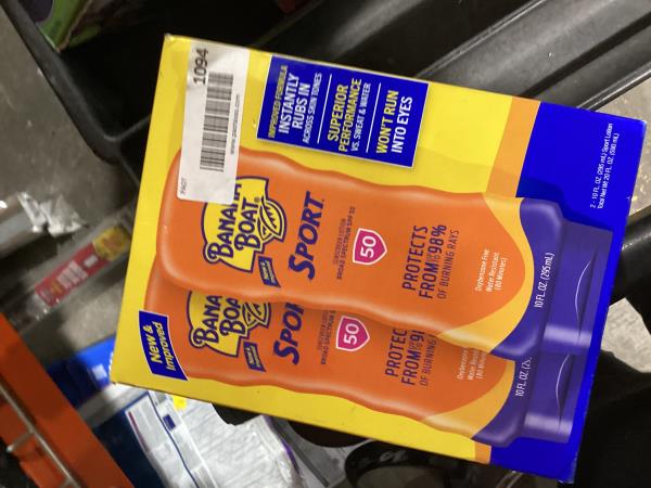 Lot # 1094 Banana Boat Sport Ultra SPF50 Sunscreen Lotion