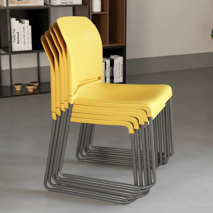 Lot # 1964 Flash Furniture Stacking Chairs $65.94