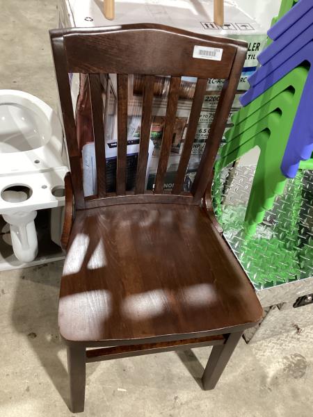 Lot # 2211 Flash Furniture Wood Vertical Back Chair $150