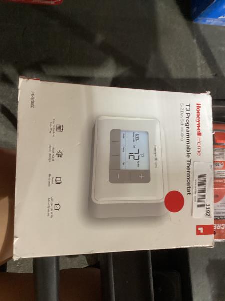 Lot # 1192 Honeywell Home 5-2 Day Prog Thermostat $84.00