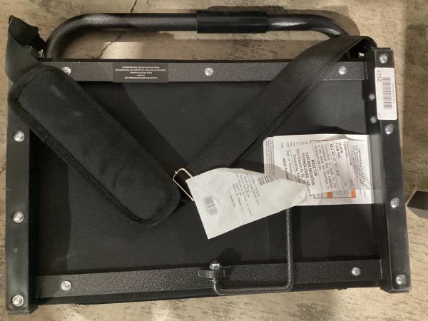 Lot # 2127 STADIUM SEAT POUCH BLACK - Total Qty: 1