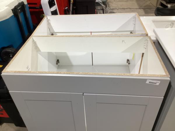 Lot # 2136 Single Sink Bathroom Vanity $179