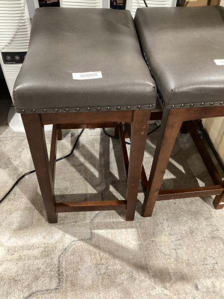 Lot # 2065 Better Homes Maddox Saddle Counter Stool $80