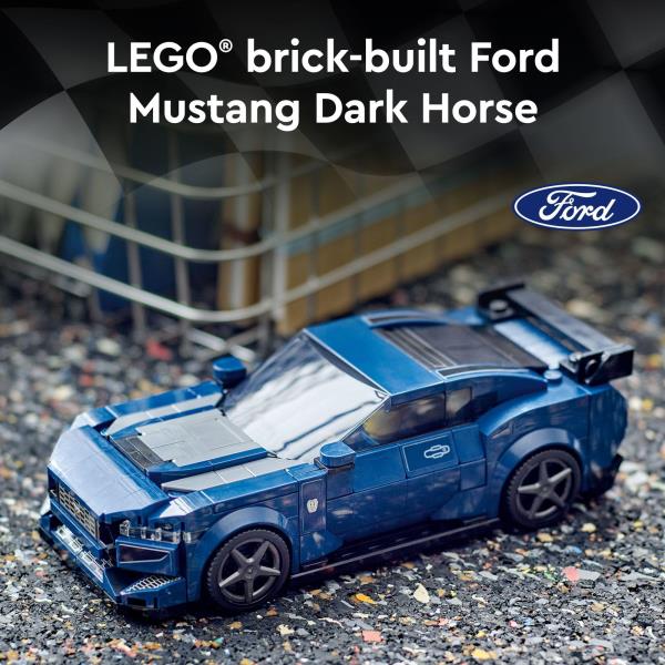 Lot # 943 LEGO Speed Champions Ford Mustang Dark Horse $27