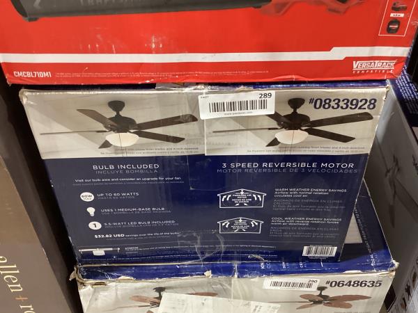 Lot # 289 Harbor Breeze LED Indoor Ceiling Fan $121