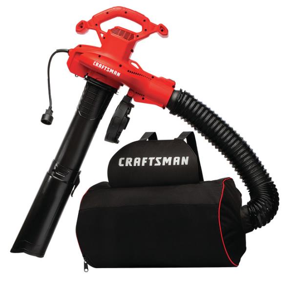 Lot # 616 CRAFTSMAN Corded Electric Backpack Leaf Blower $90