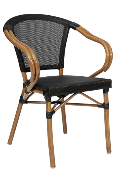 Lot # 2200 Flash Furniture Bistro Arm Chair C200 $125