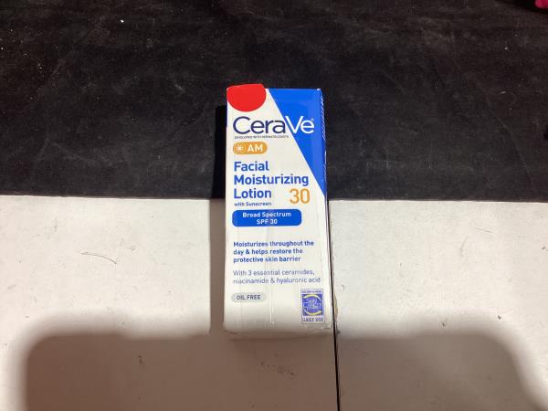 Lot # 247 CeraVe AM Facial Moisturizing Lotion with SPF 30