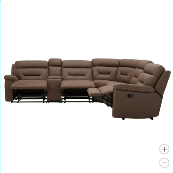 Fletcher 6-piece Fabric Reclining Sectional