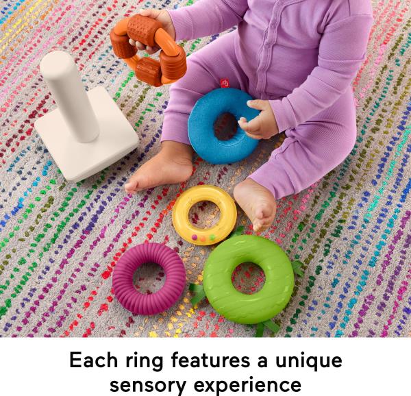 Lot # 951 Fisher-Price Baby Toy Sensory Rock-a-Stack
