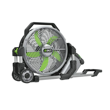 EGO 18-in 56-Volt 5-Speed High Velocity Indoor/Outdoor Grey Misting Floor Fan (Battery and Charger Not Included) (Used)(Damaged)