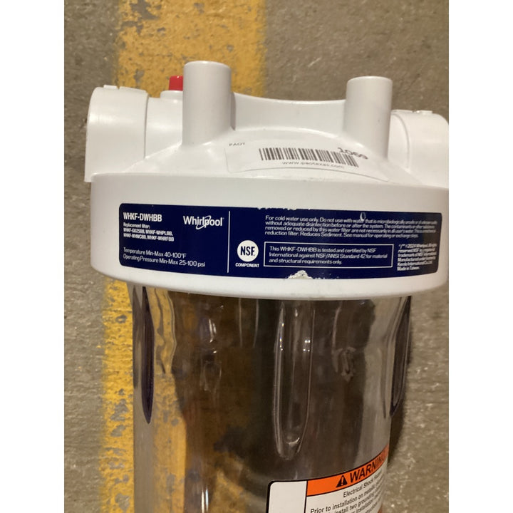 Lot # 1069 Whirlpool WHKF-DWHBB Filter Housing $40
