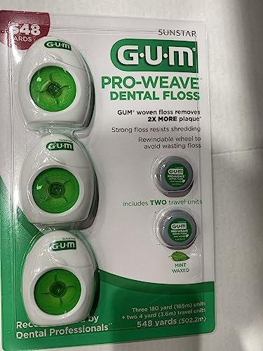Lot # 42 GUM Pro-Weave Woven Dental Floss