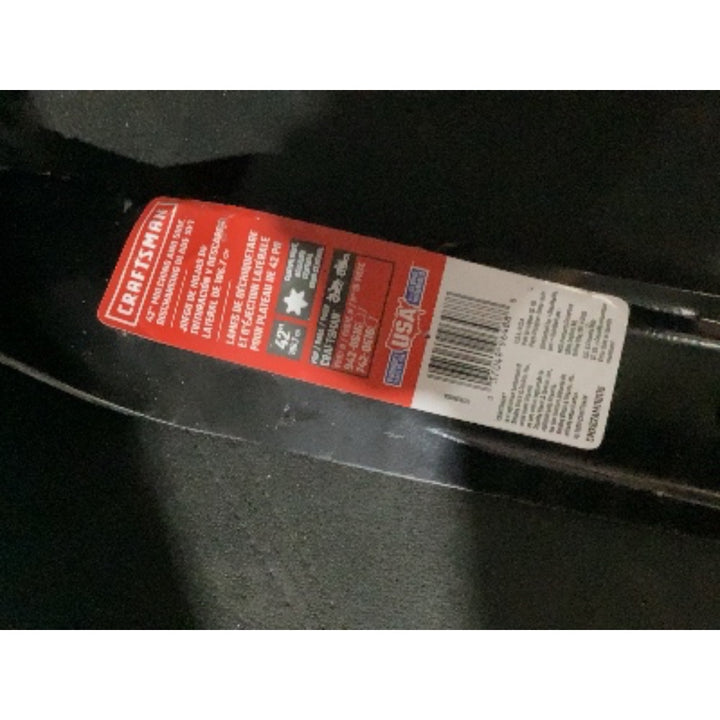 Lot # 638 CRAFTSMAN 42in MulchSide Mower Blades $45