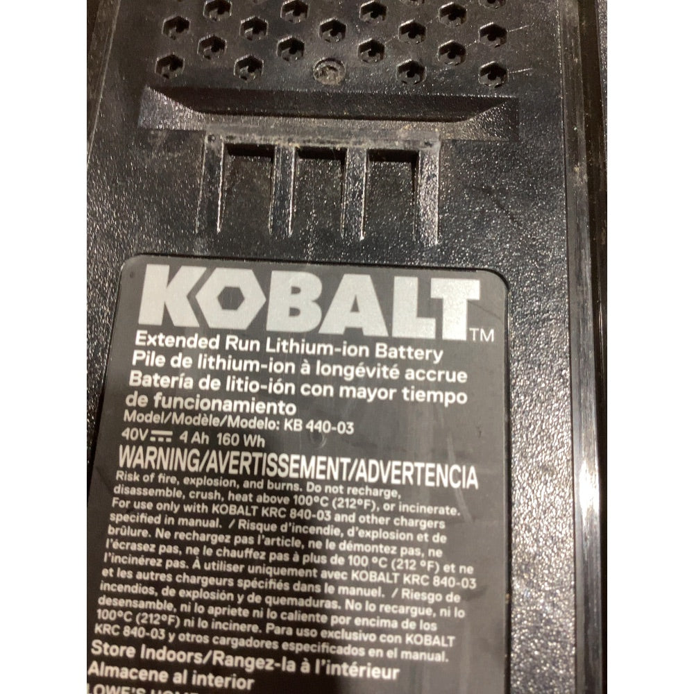 Lot # 117 Kobalt KB 440-03 Battery Does Not Work $25.00