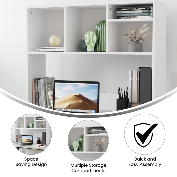 Lot # 2080 Flash Furniture MAXIMIZED DESKTOP SPACE $111.00