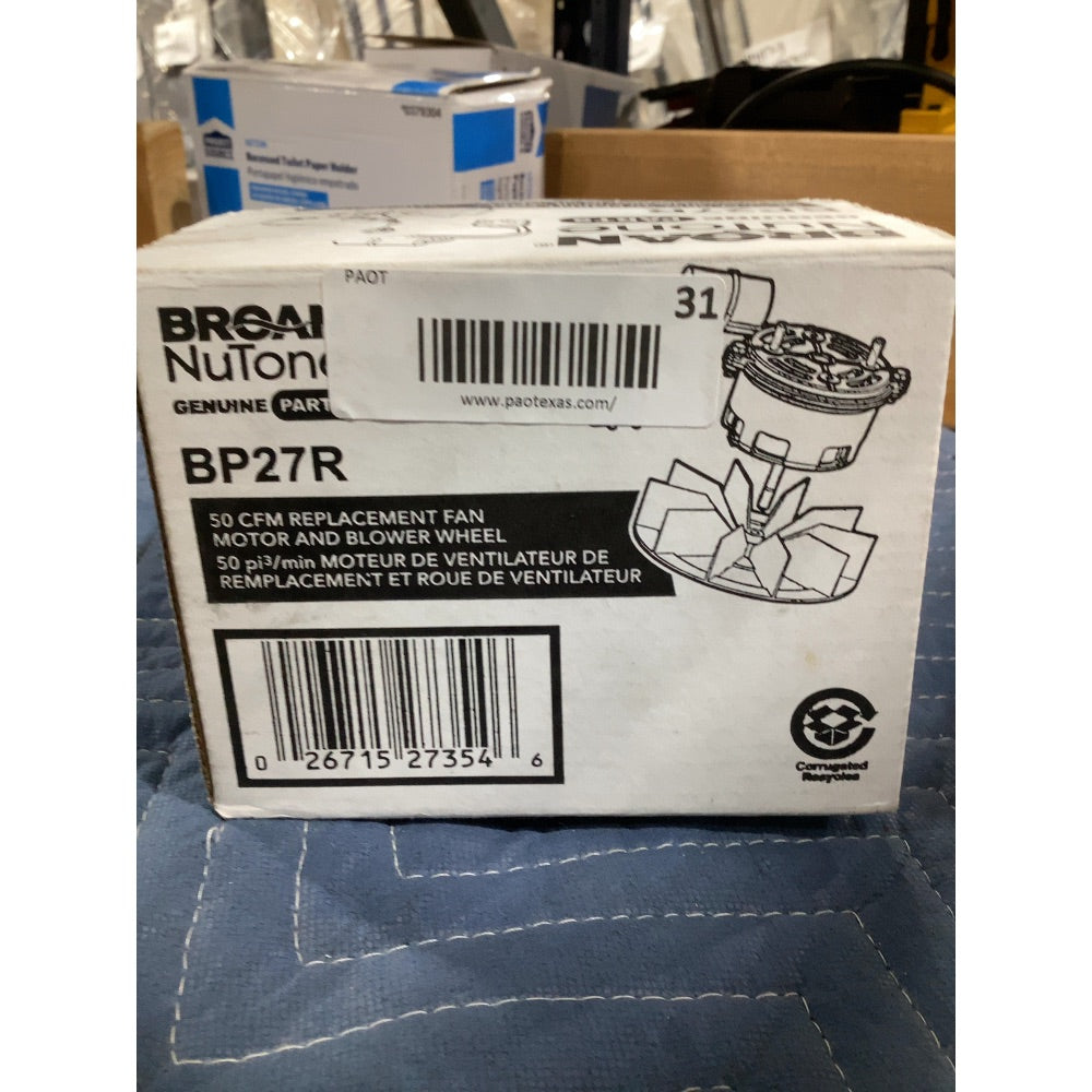 Lot # 31 Broan Vent Fan $23.99