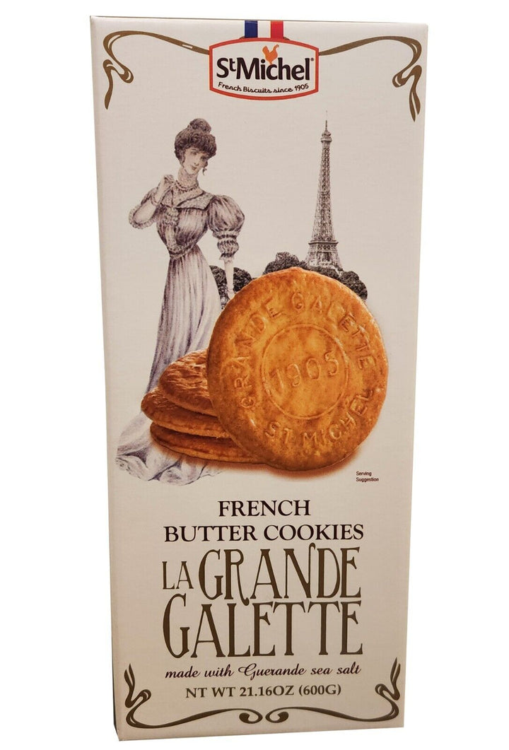 Lot # 576 St. Michel La Grande Galette French Butter Cookies, 21.16 Ounce