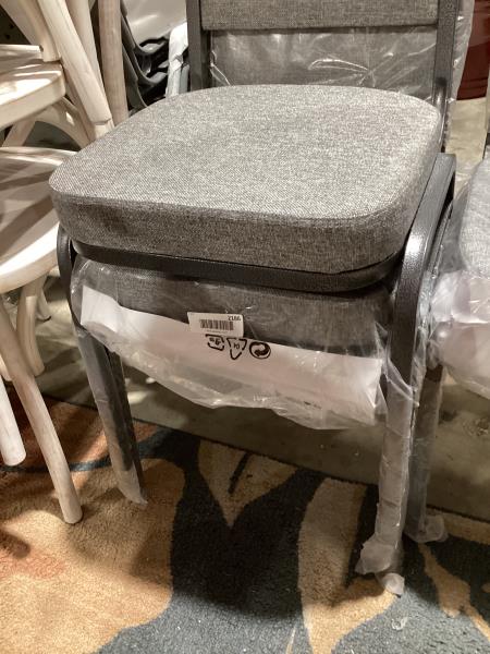 Lot # 2186 Advantage Charcoal Grey Crown Back Banquet Chair (CBBC-109)