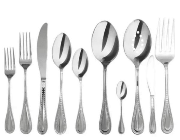 Gourmet Settings Promise 45-piece Flatware Set (open box)