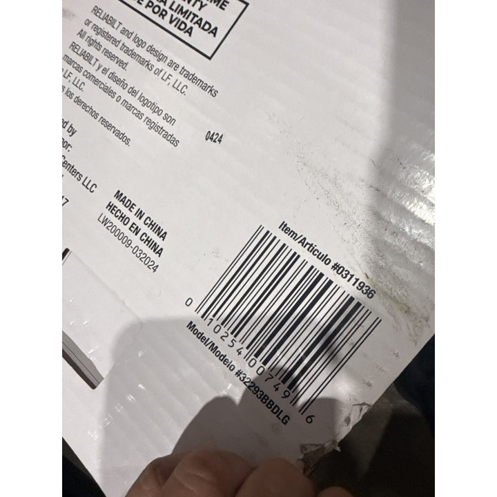 Lot # 468 RELIABILT Brass Kickplate 8x34 32293BBBDLG $30