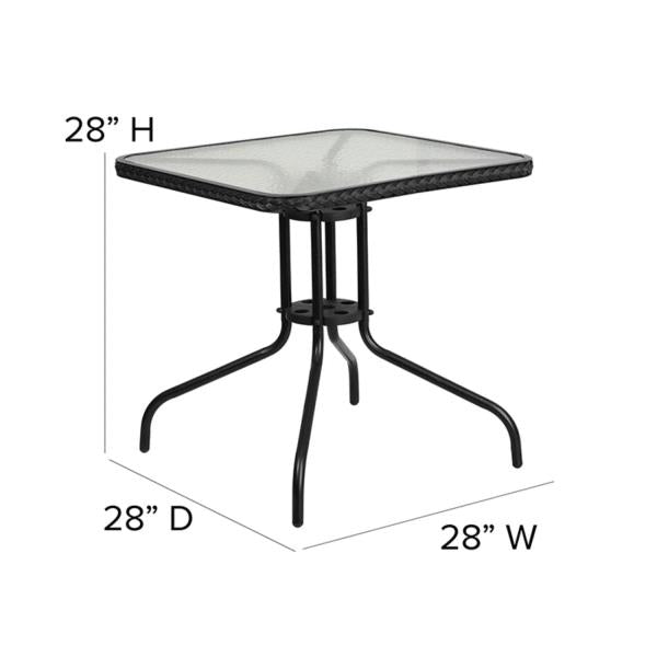 Lot # 2048 Flash Furniture Bistro Table $72