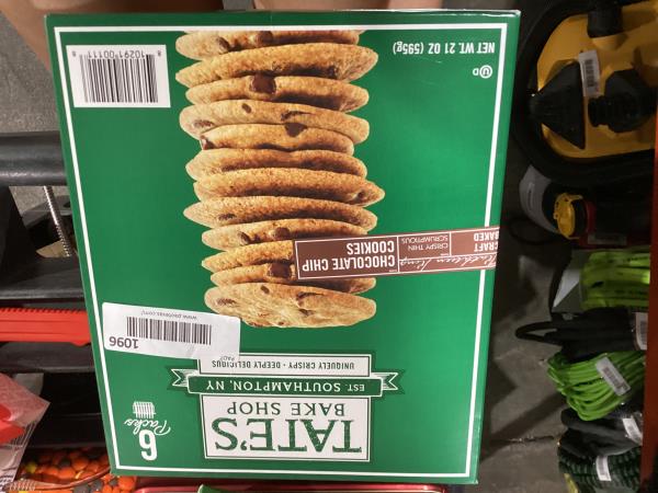 Lot # 1096 Tates Thin Crispy Chocolate Chip Cookies $14