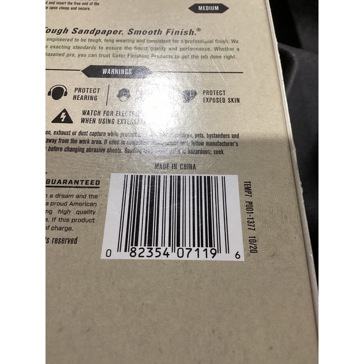 Lot # 284 Gator Black 80 Grit Drywall Screen 25-Pk $20