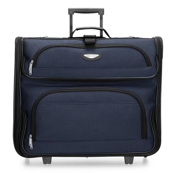 Lot # 1684 Travel Select Amsterdam Business Rolling Garment Bag, Softside Expandable Rolling 2-Wheeled Suit Carrier, Navy, One Size