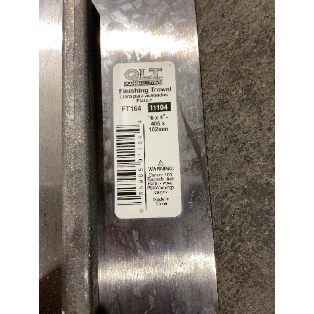 Lot # 747 MARSHALLTOWN Finishing Trowel $40