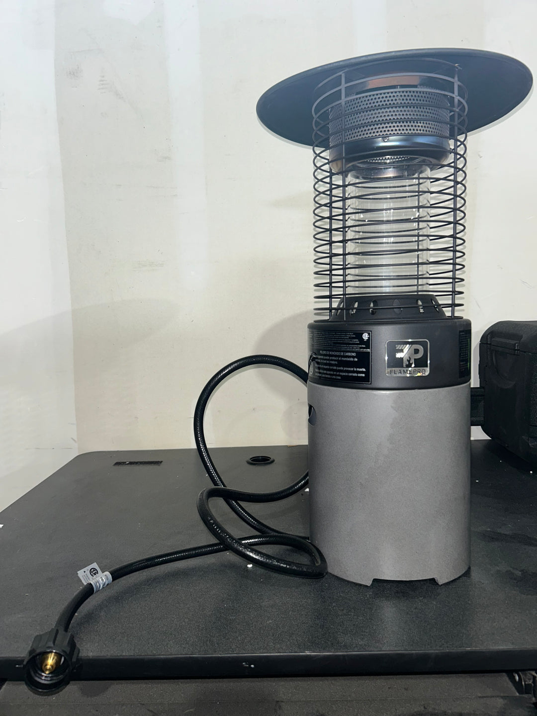 FlamePro Table-Top Patio Heater with Adapter Hose (Used)