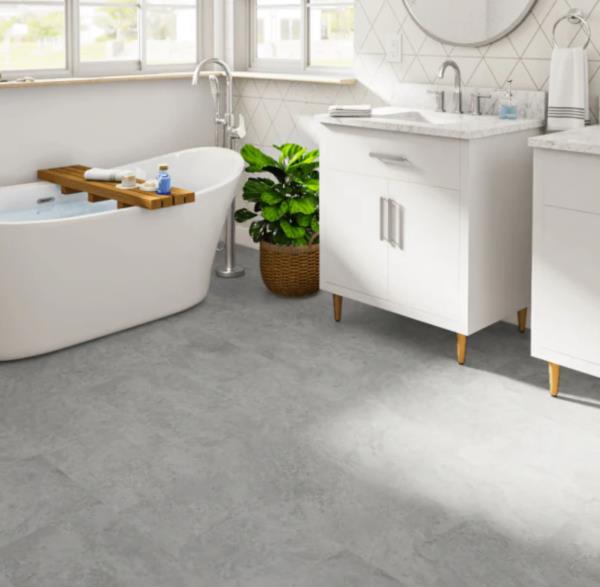 Lot # 2057 Stain master Graystone 12-mil x 12-in Vinyl Tile $69