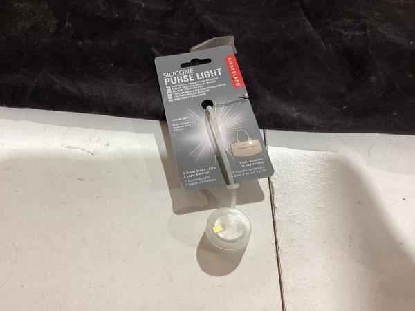 Lot # 803 Kikkerland Silicone Purse Light, White