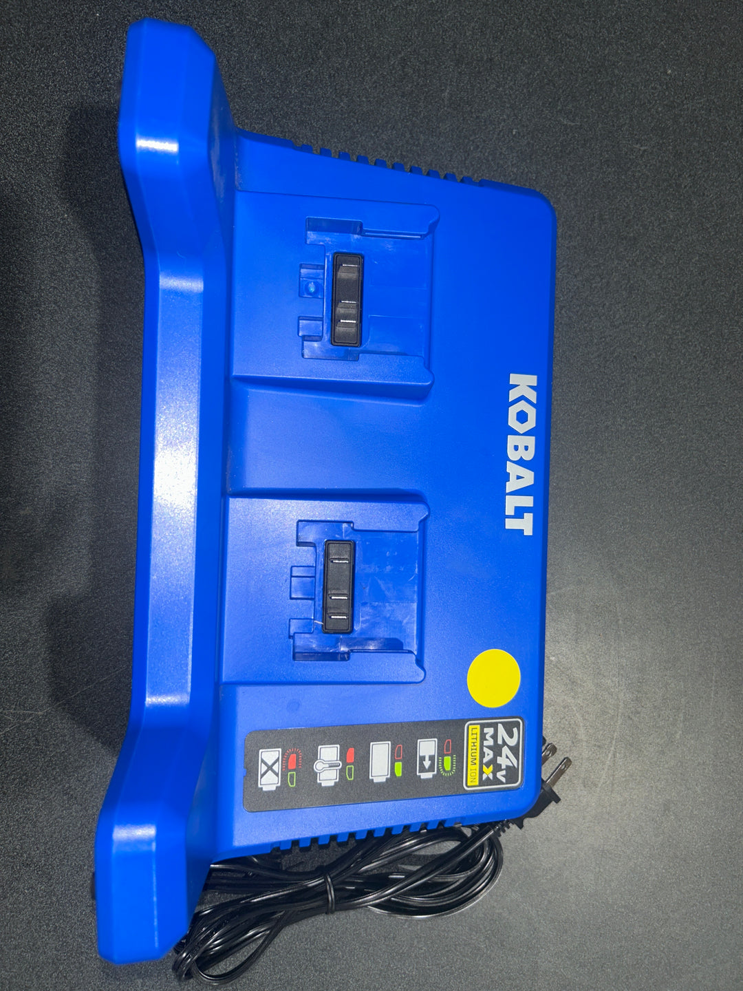 Kobalt 24 -Volt Lithium Dual Port Battery Charger Station  (used)