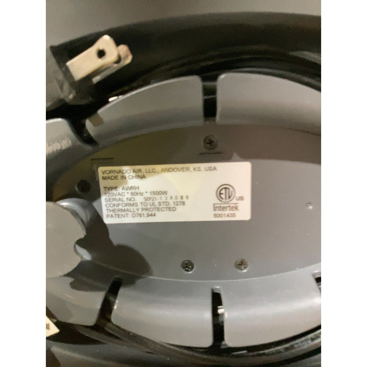 Lot # 2148 Vornado AWRH Heater $40.00