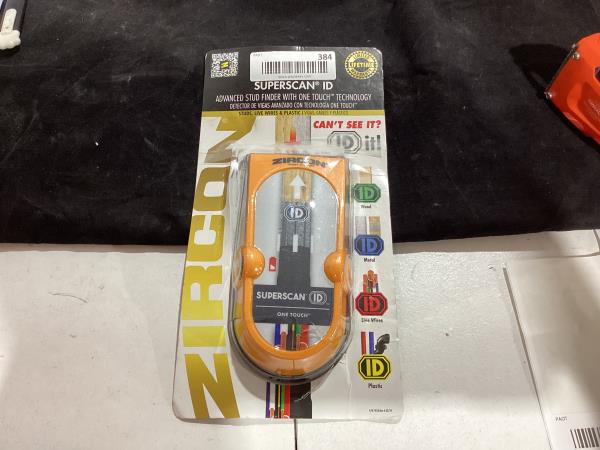 Lot # 384 Zircon SuperScan 1.5-in Metal & Wood Finder $60