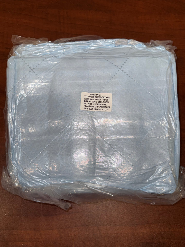 Cooling Quilted Throw Blanket Blue Large / Full NEW