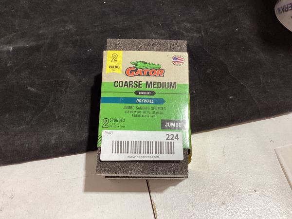 Lot # 224 Drywall Jumbo Sanding Sponges Combo Grit