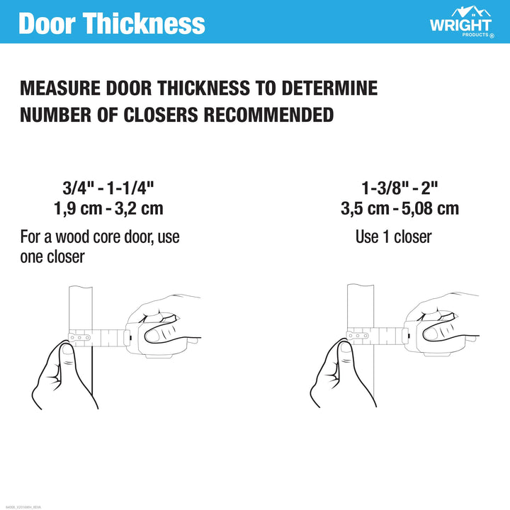 Lot # 1019 Wright Products Door Closer $31.98
