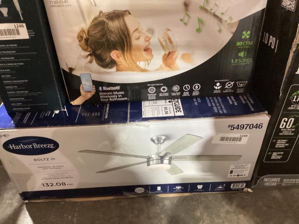 Lot # 1249 Harbor Breeze Indoor Ceiling Fan $150