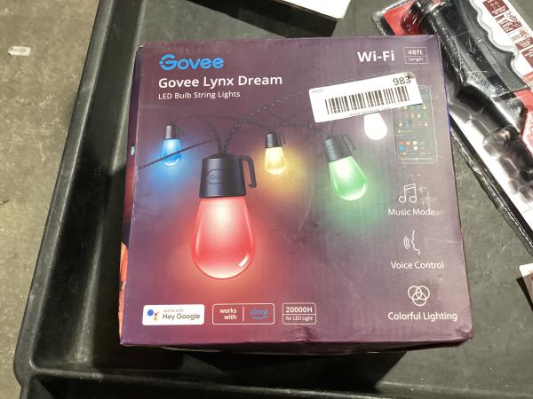 Lot # 983 Govee Smart Outdoor String Lights $62