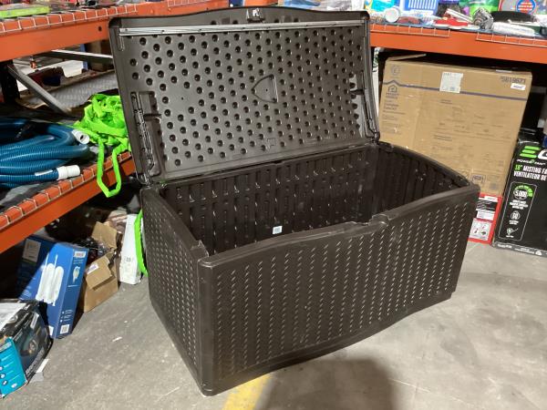 Lot # 7 BMDB12000 124 Gal Extra Large Deck Box $225