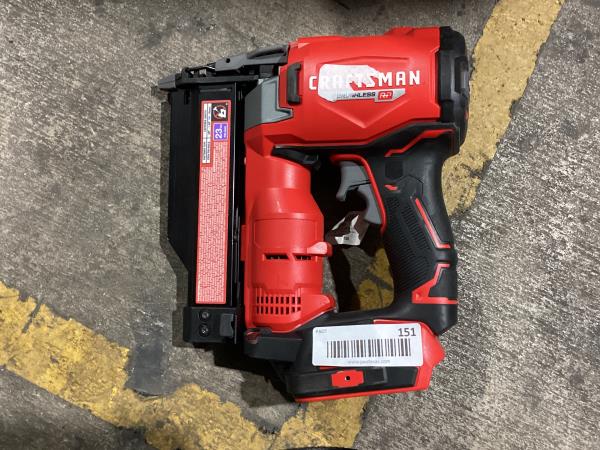 Lot # 151 CRAFTSMAN V20 Brushless RP Cordless Pin Nailer$149